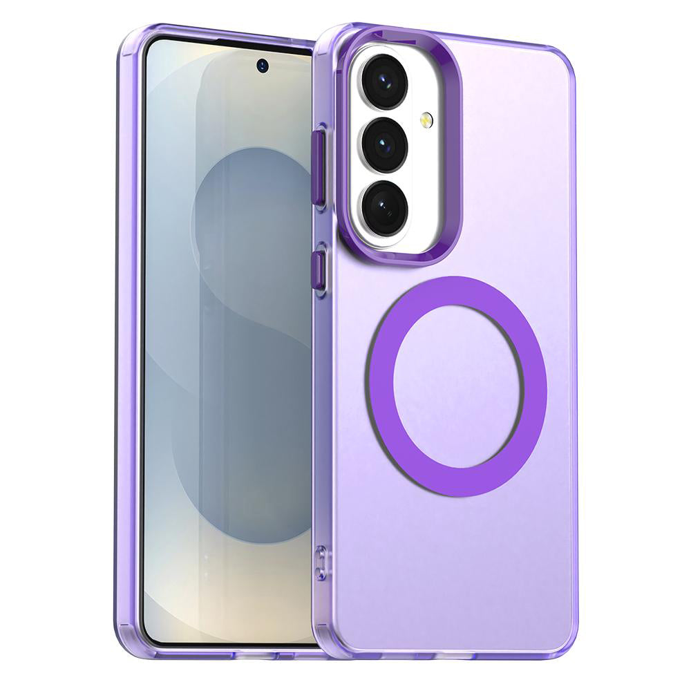 Custodia MagSafe per Samsung Galaxy S26 S942, Techsuit, CandyCase, Viola