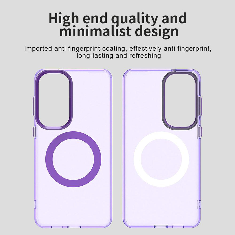 Custodia MagSafe per Samsung Galaxy S26 S942, Techsuit, CandyCase, Viola