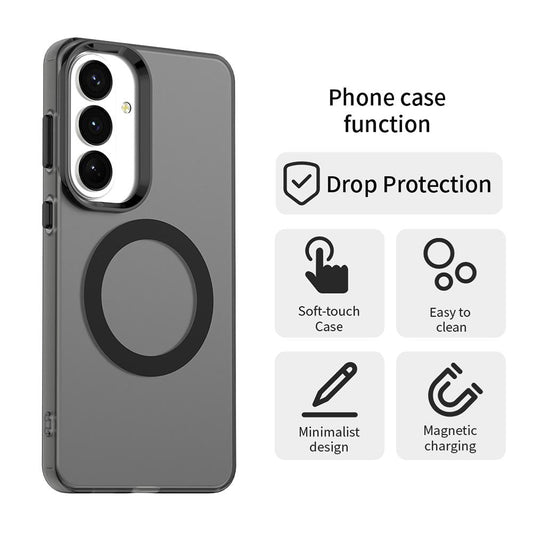 Housse MagSafe pour Samsung Galaxy S26, Techsuit, CandyCase, Noire