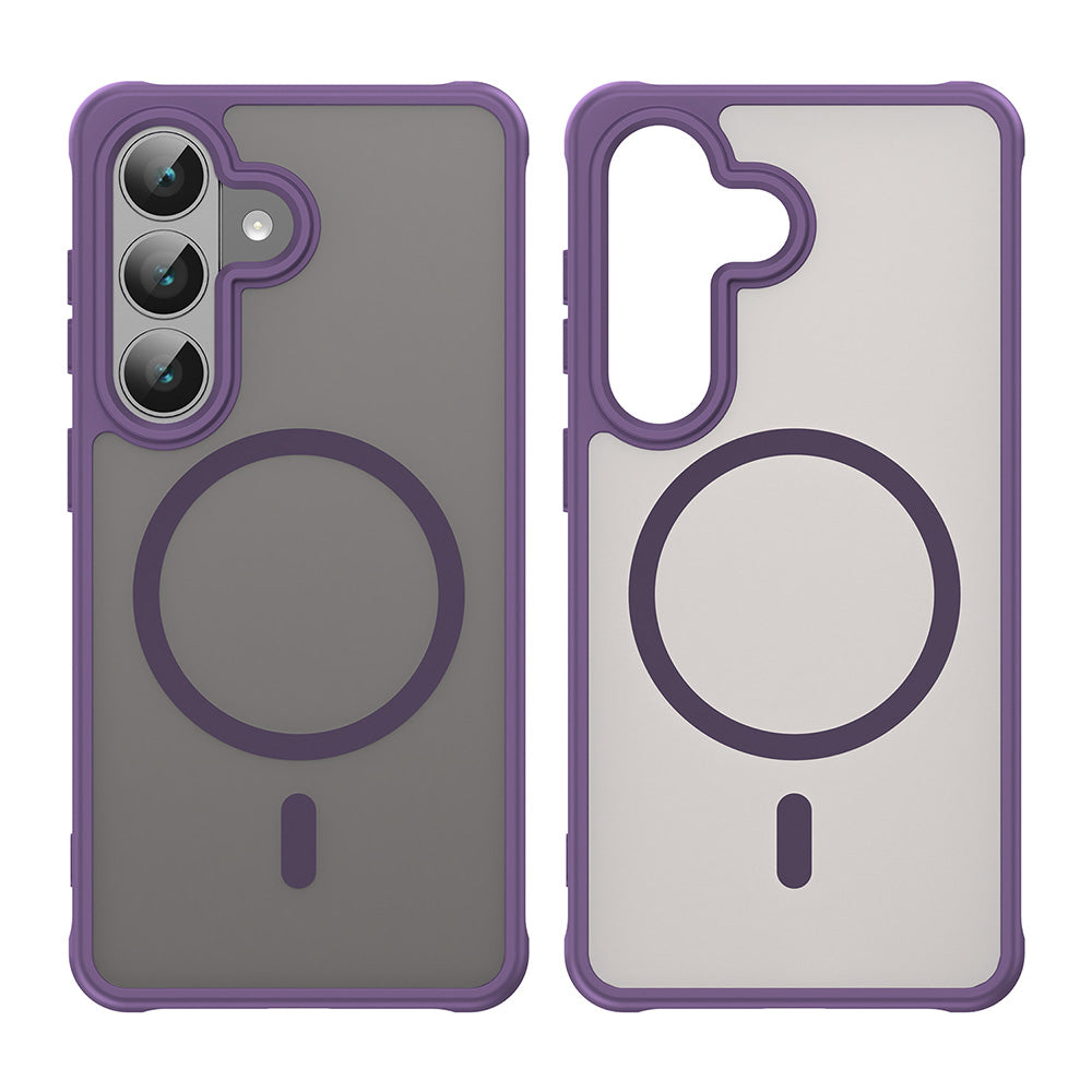 MagSafe Case for Samsung Galaxy S26 S942, Techsuit, HaloFrost II, Purple