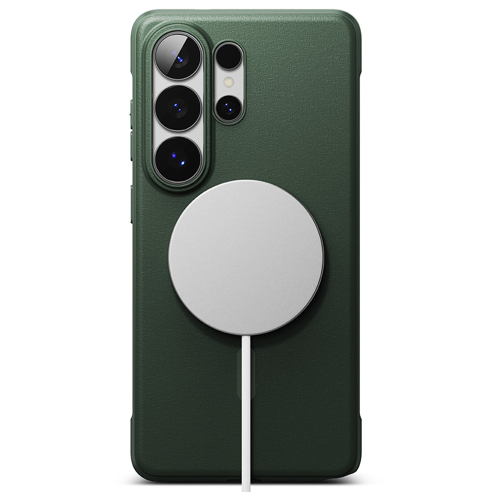 Étui MagSafe pour Samsung Galaxy S26 Ultra S948, Ringke, Onyx, Vert Foncé