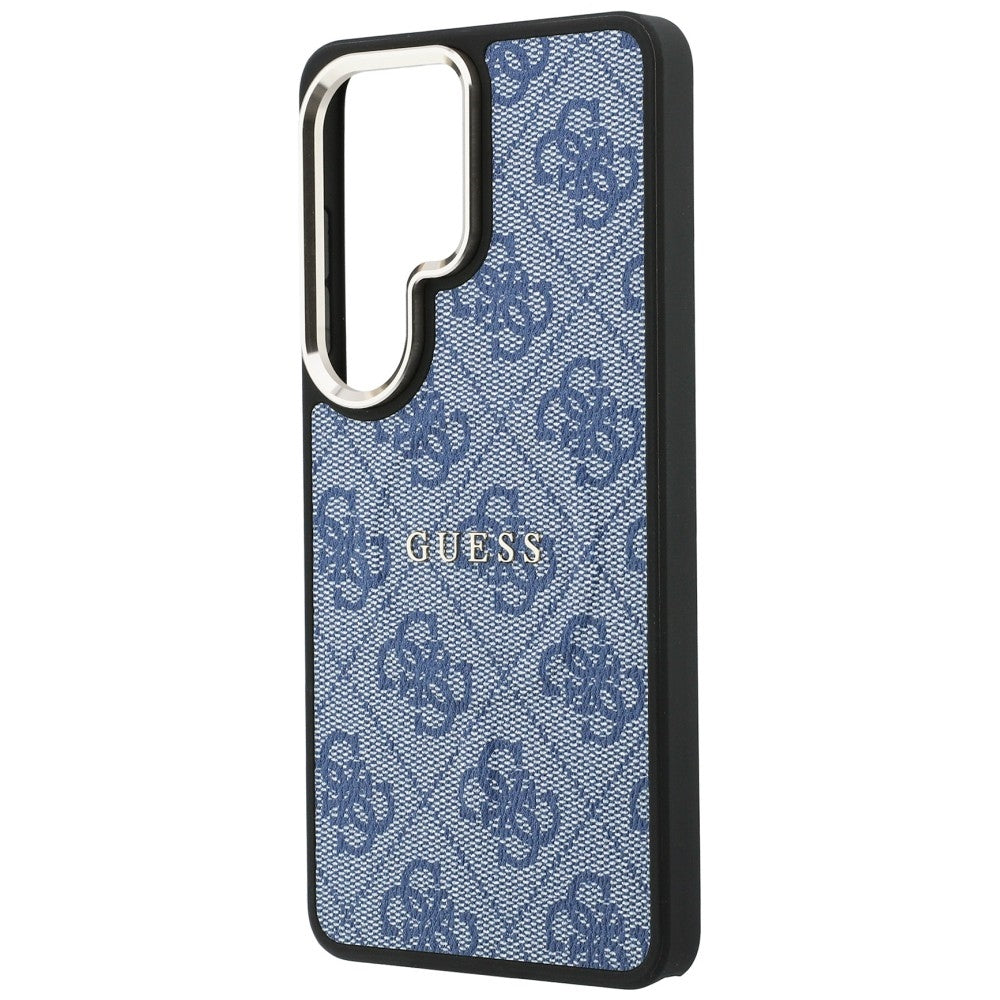 Étui MagSafe pour Samsung Galaxy S26 Ultra S948, Guess, 4G Embossed Ring, Bleu