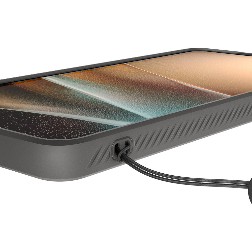 Custodia MagSafe per Samsung Galaxy S26 Ultra S948, Spigen, Liquid Air, Grigio ACS10675