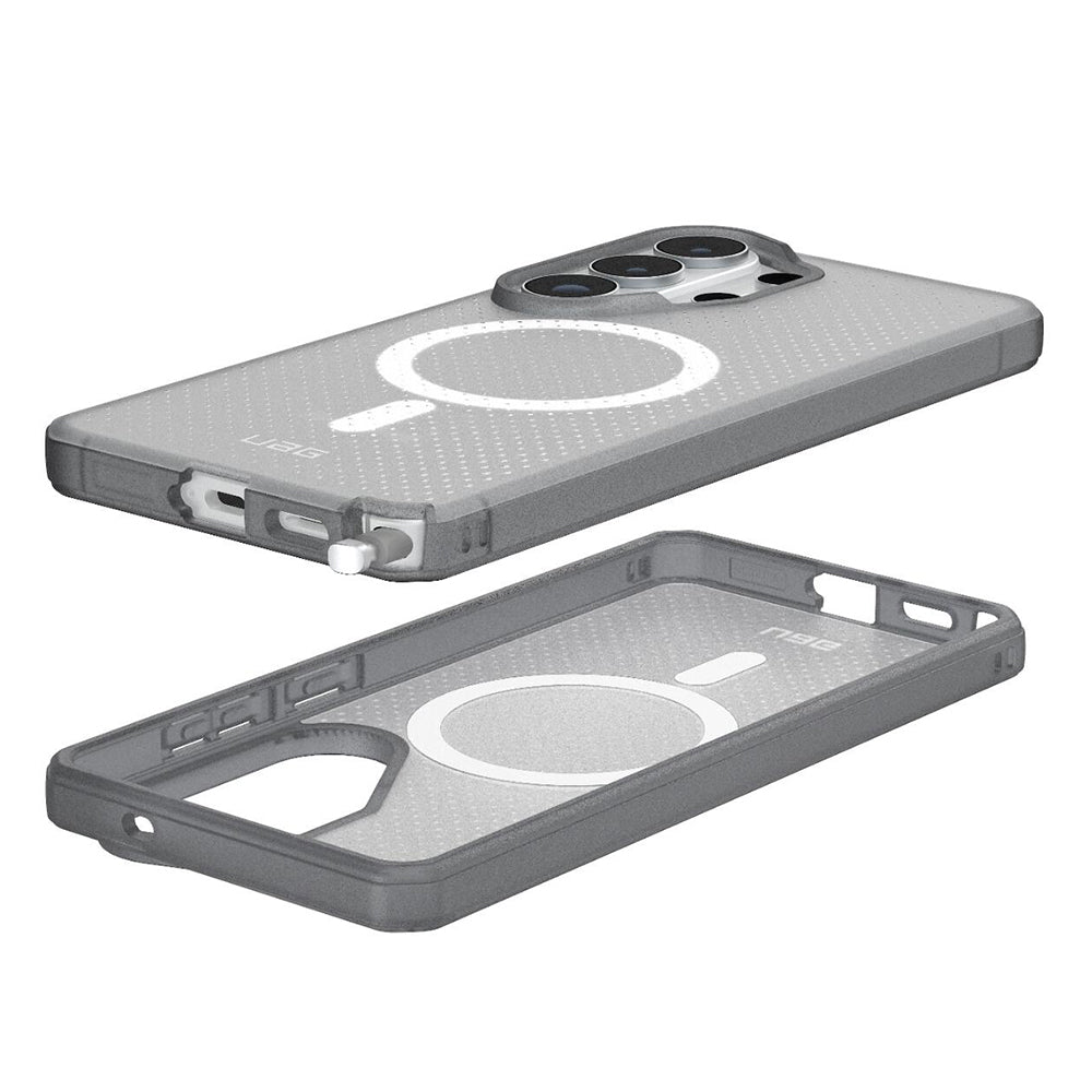 Coque MagSafe pour Samsung Galaxy S26 Ultra S948, Urban Armor Gear, Dot, Gris Satiné
