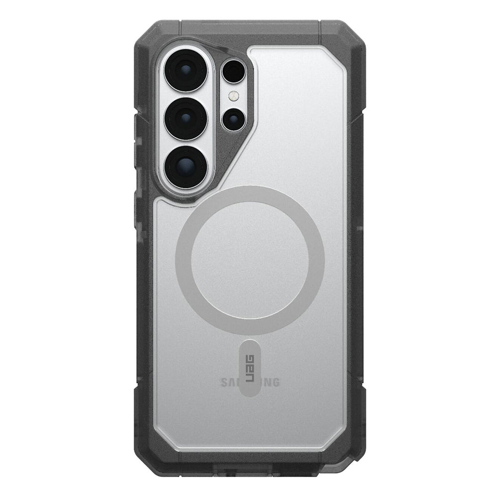 Custodia MagSafe per Samsung Galaxy S26 Ultra S948, Urban Armor Gear, Trooper, Trasparente Grigia