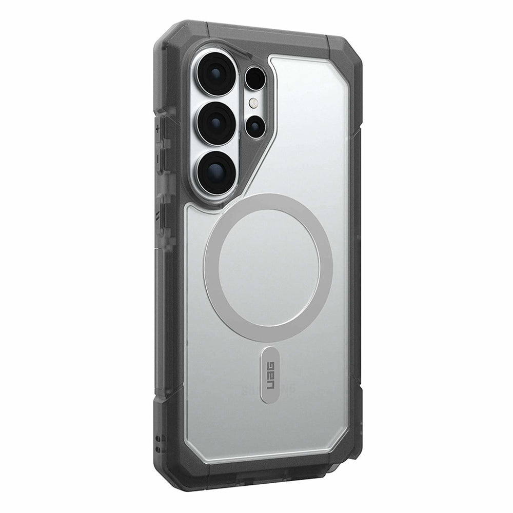 Custodia MagSafe per Samsung Galaxy S26 Ultra S948, Urban Armor Gear, Trooper, Trasparente Grigia