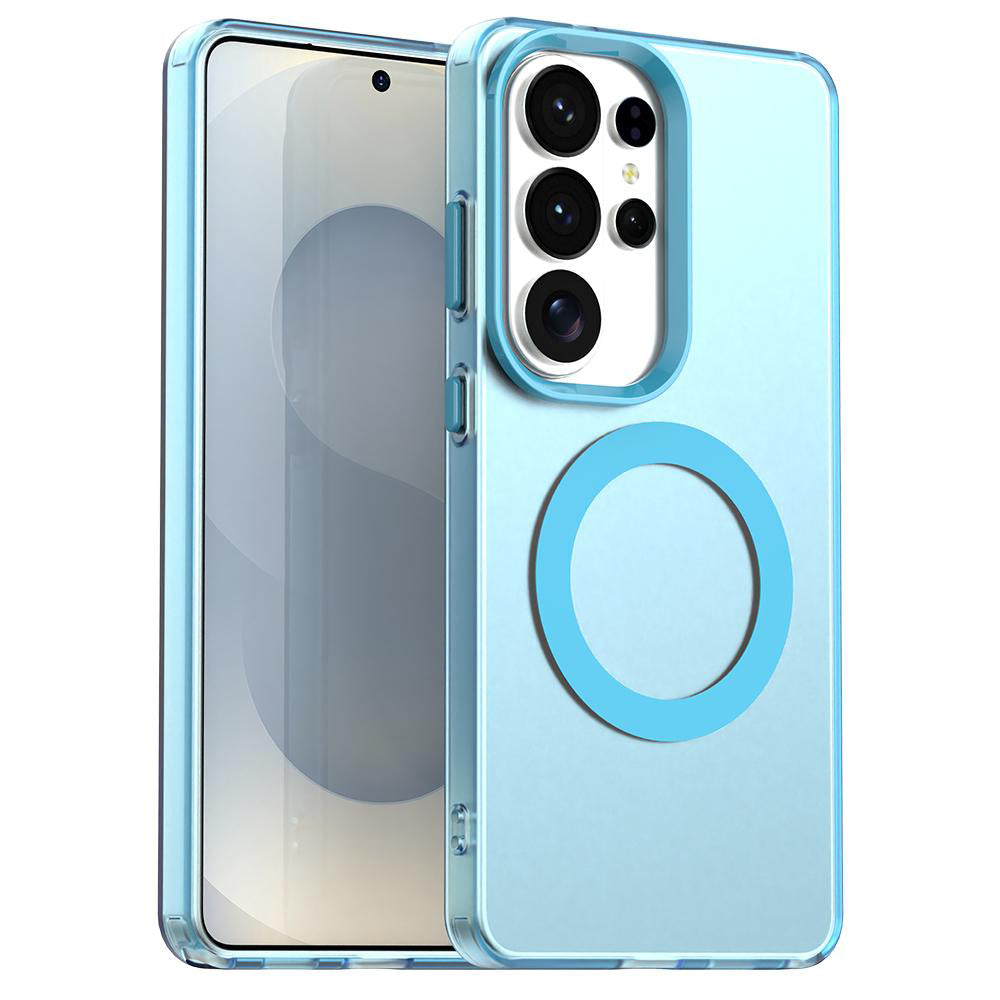 Custodia MagSafe per Samsung Galaxy S26 Ultra S948, Techsuit, CandyCase, Blu