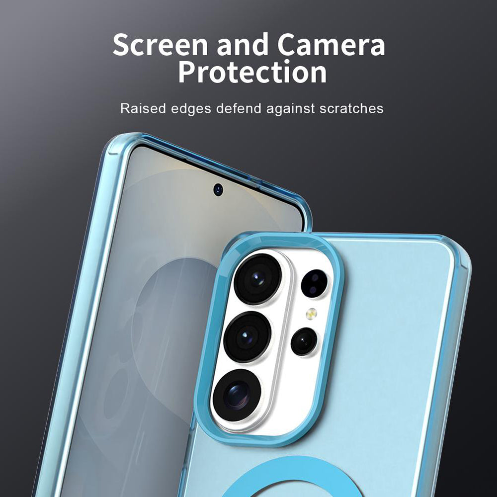 Custodia MagSafe per Samsung Galaxy S26 Ultra S948, Techsuit, CandyCase, Blu