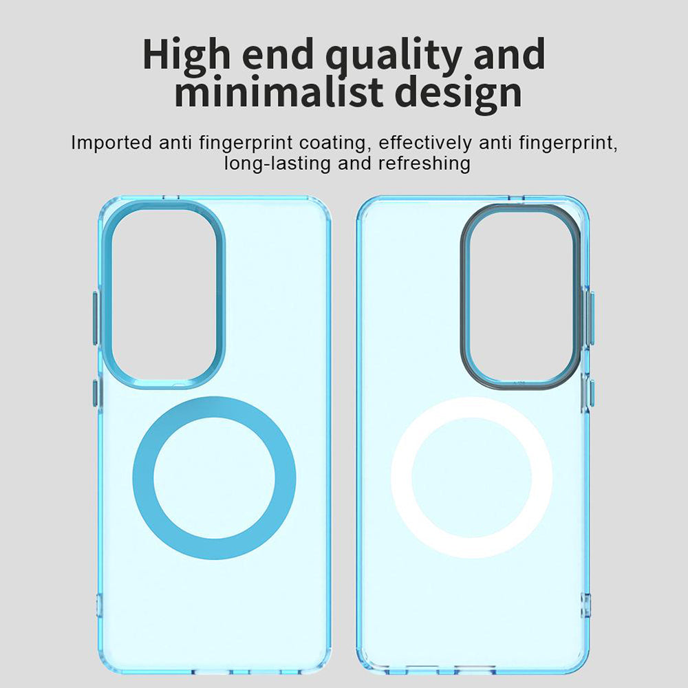 Custodia MagSafe per Samsung Galaxy S26 Ultra S948, Techsuit, CandyCase, Blu