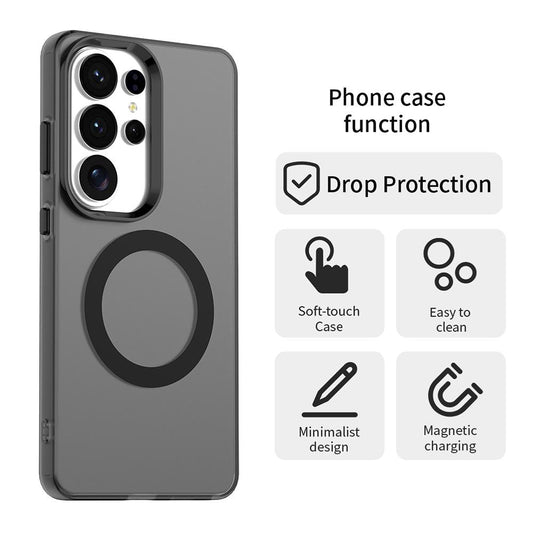 Étui MagSafe pour Samsung Galaxy S26 Ultra, Techsuit, CandyCase, Noir