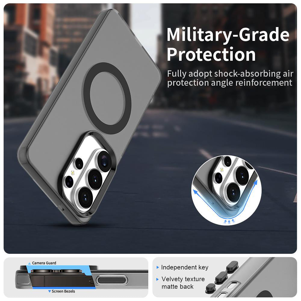Custodia MagSafe per Samsung Galaxy S26 Ultra S948, Techsuit, CandyCase, Nera