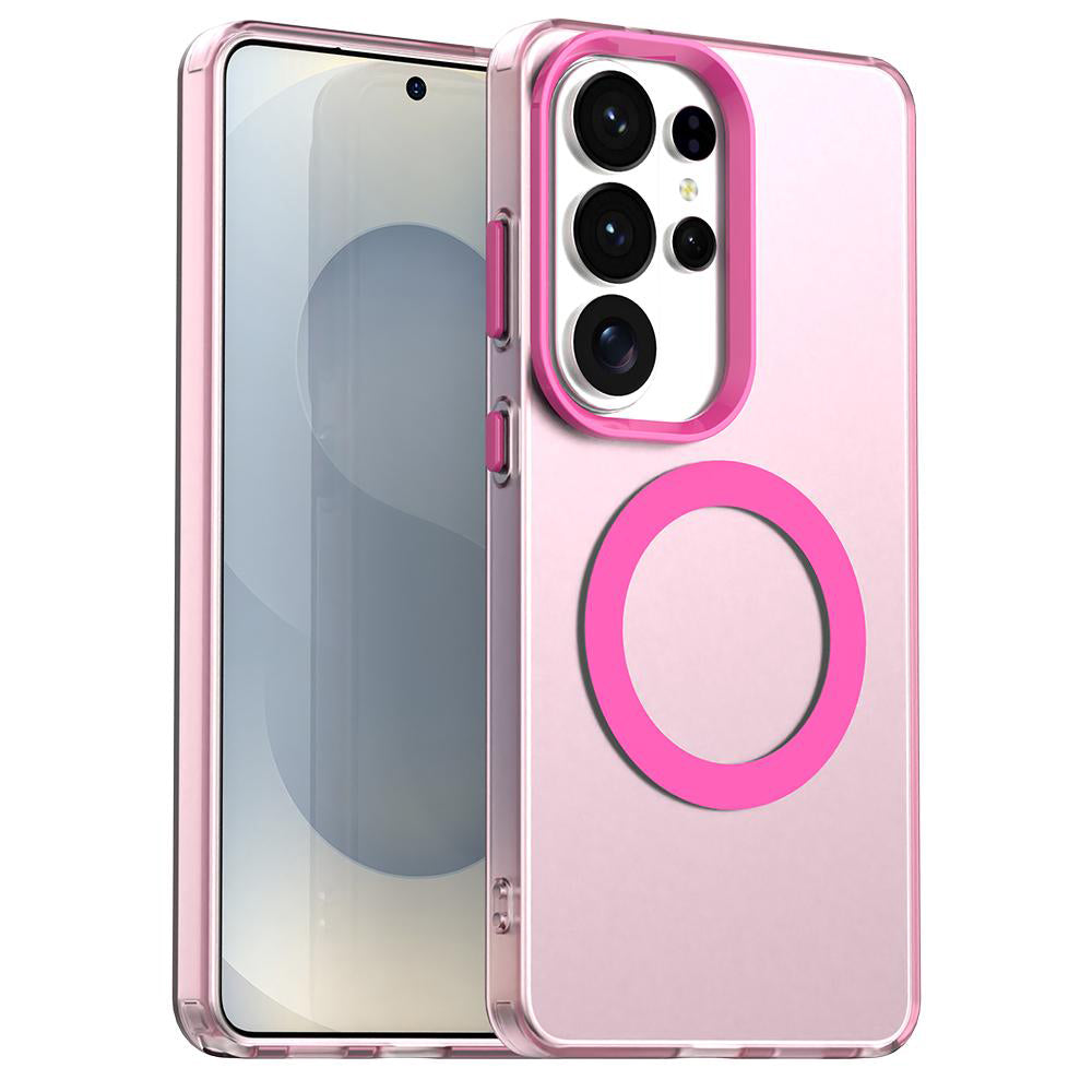 Custodia MagSafe per Samsung Galaxy S26 Ultra S948, Techsuit, CandyCase, Rosa