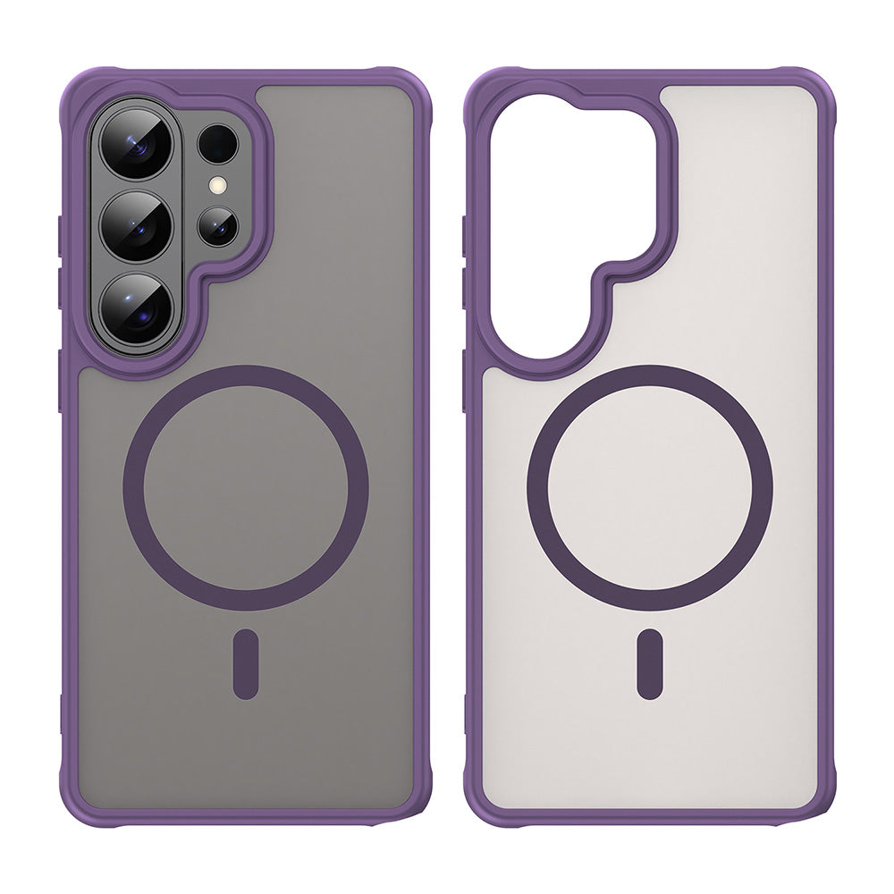 Custodia MagSafe per Samsung Galaxy S26 Ultra S948, Techsuit, HaloFrost II, Viola
