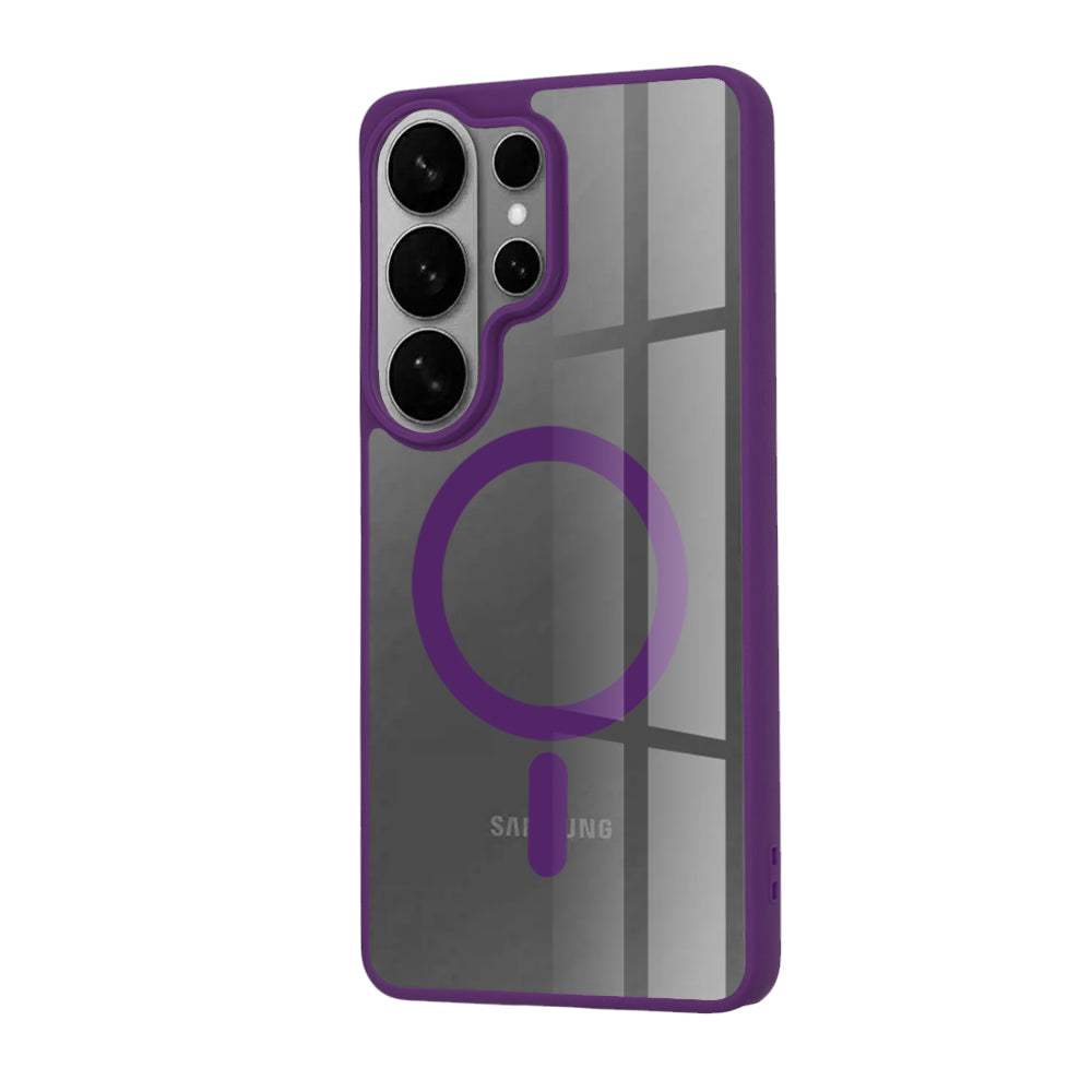 Custodia MagSafe per Samsung Galaxy S26 Ultra, Techsuit, Pro, Viola