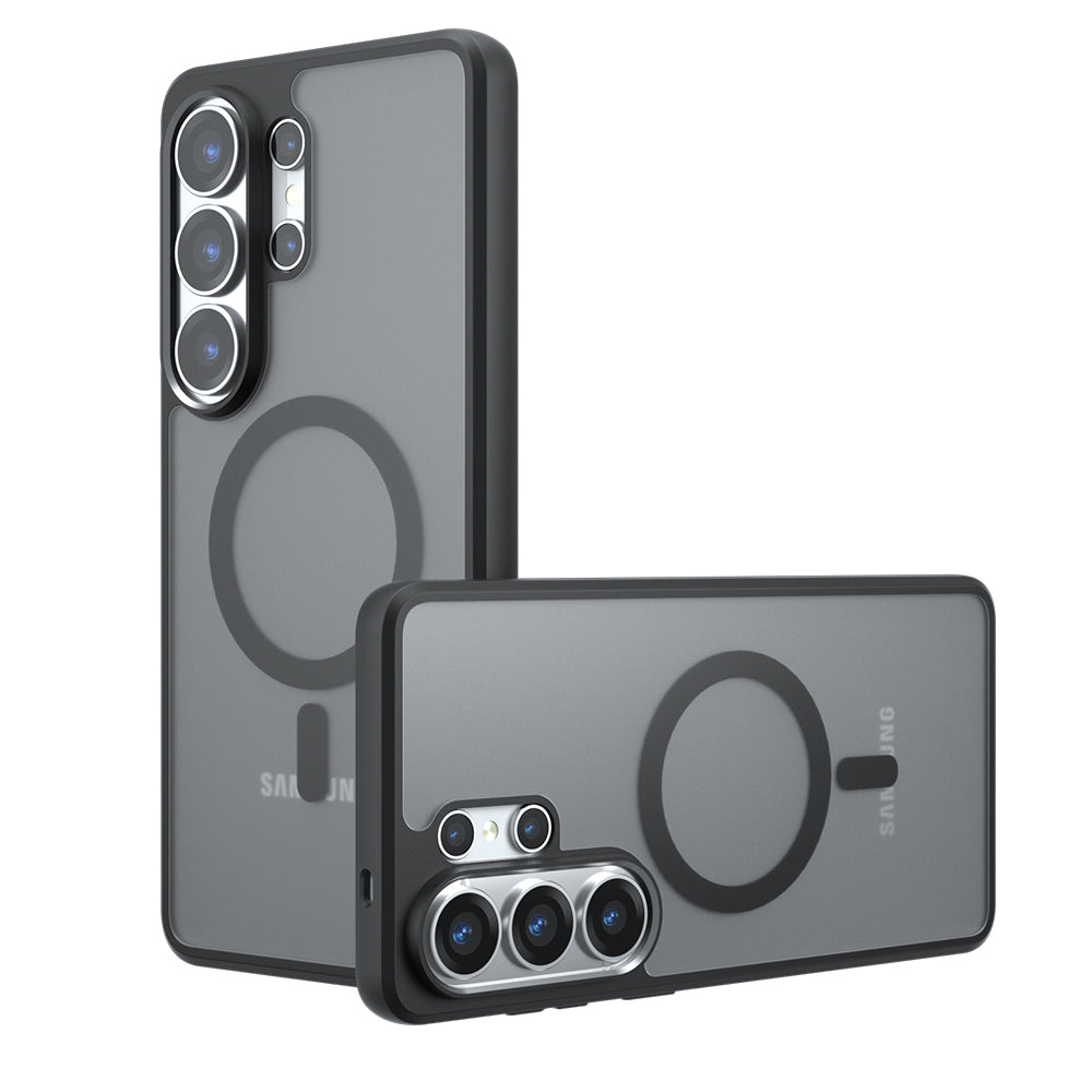 Custodia MagSafe per Samsung Galaxy S26 Ultra S948, Techsuit, PureFrost, Nera Satinata
