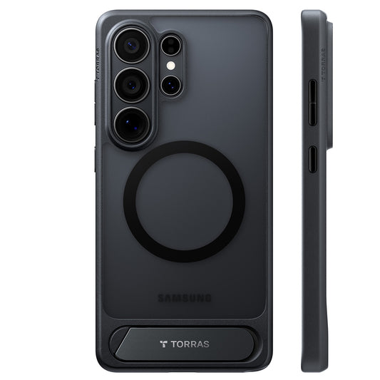 Custodia MagSafe per Samsung Galaxy S26 Ultra, Torras, Pstand, Nera