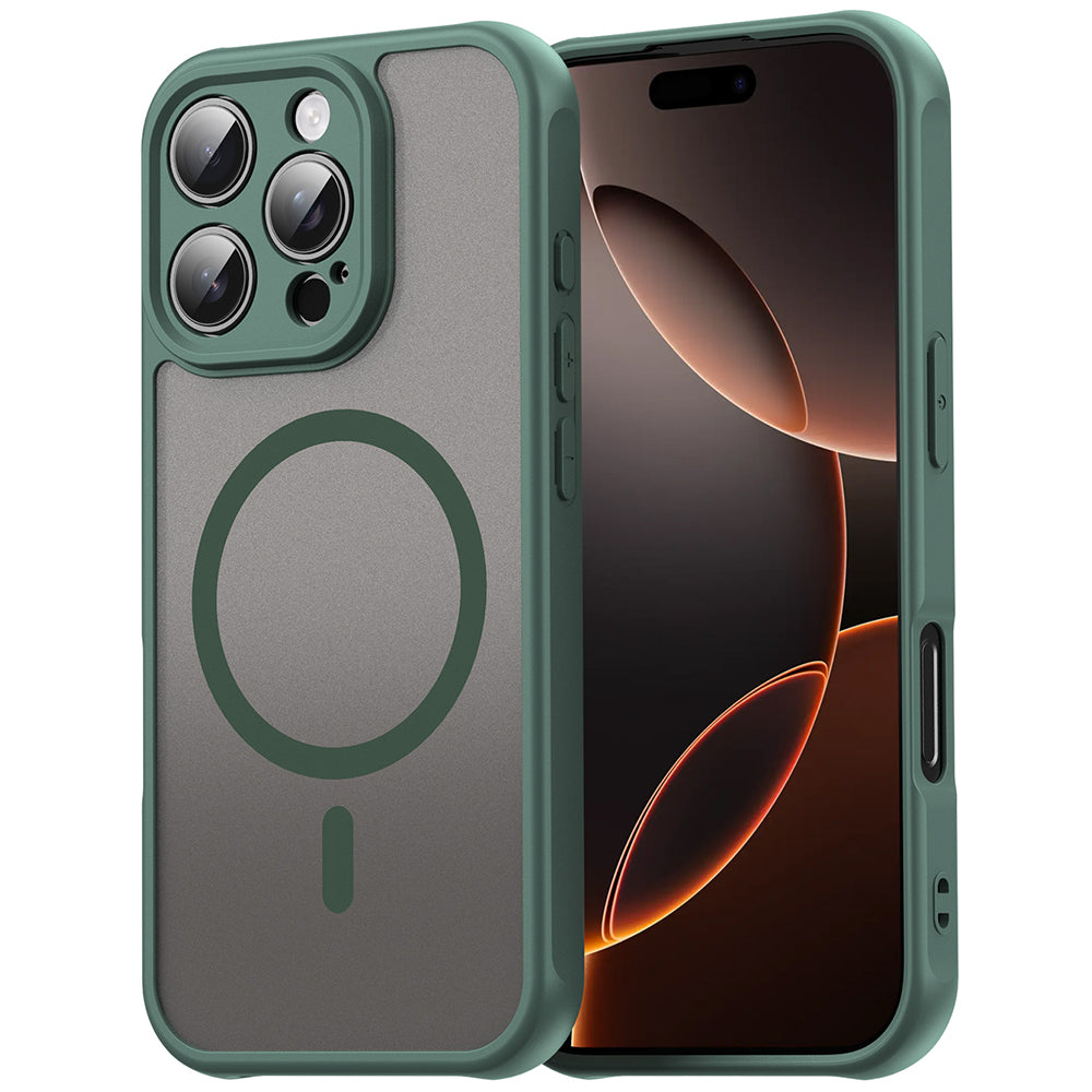 Custodia MagSafe per Samsung Galaxy XCover7 Pro, Techsuit, HaloFrost II, Verde