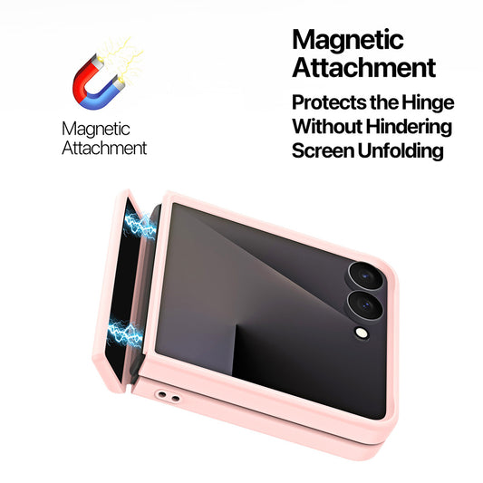 Coque MagSafe pour Samsung Galaxy Z Flip8 F776, DUX DUCIS, Yind, Violet Clair