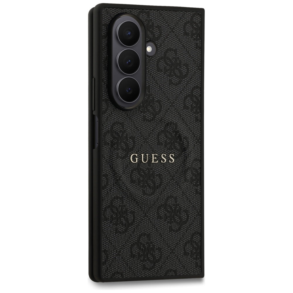 Custodia MagSafe per Samsung Galaxy Z Fold7 F966, Guess, 4G Classic, Nera