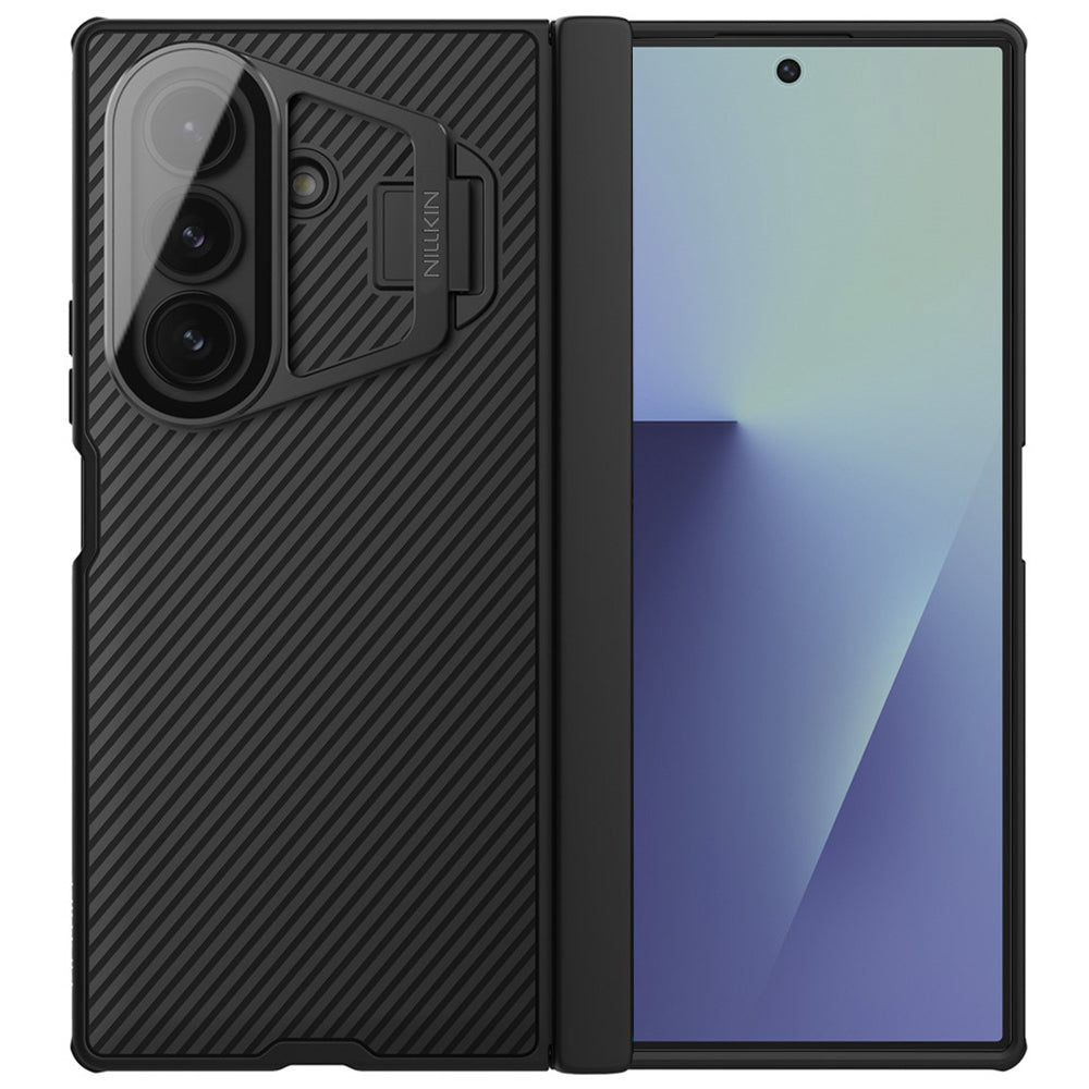 MagSafe-Hülle für Samsung Galaxy Z Fold7 F966, Nillkin, CamShield Pro mit transparentem Objektivschutz, Schwarz