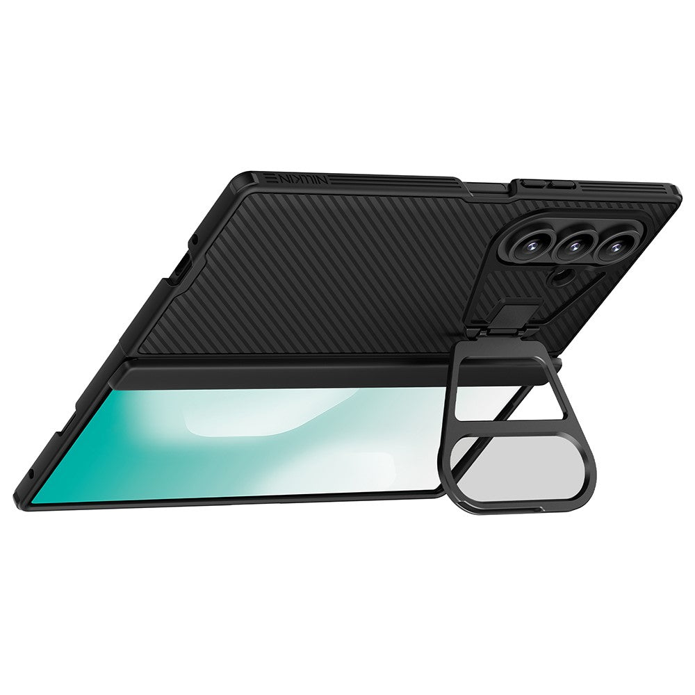 MagSafe-Hülle für Samsung Galaxy Z Fold7 F966, Nillkin, CamShield Pro mit transparentem Objektivschutz, Schwarz