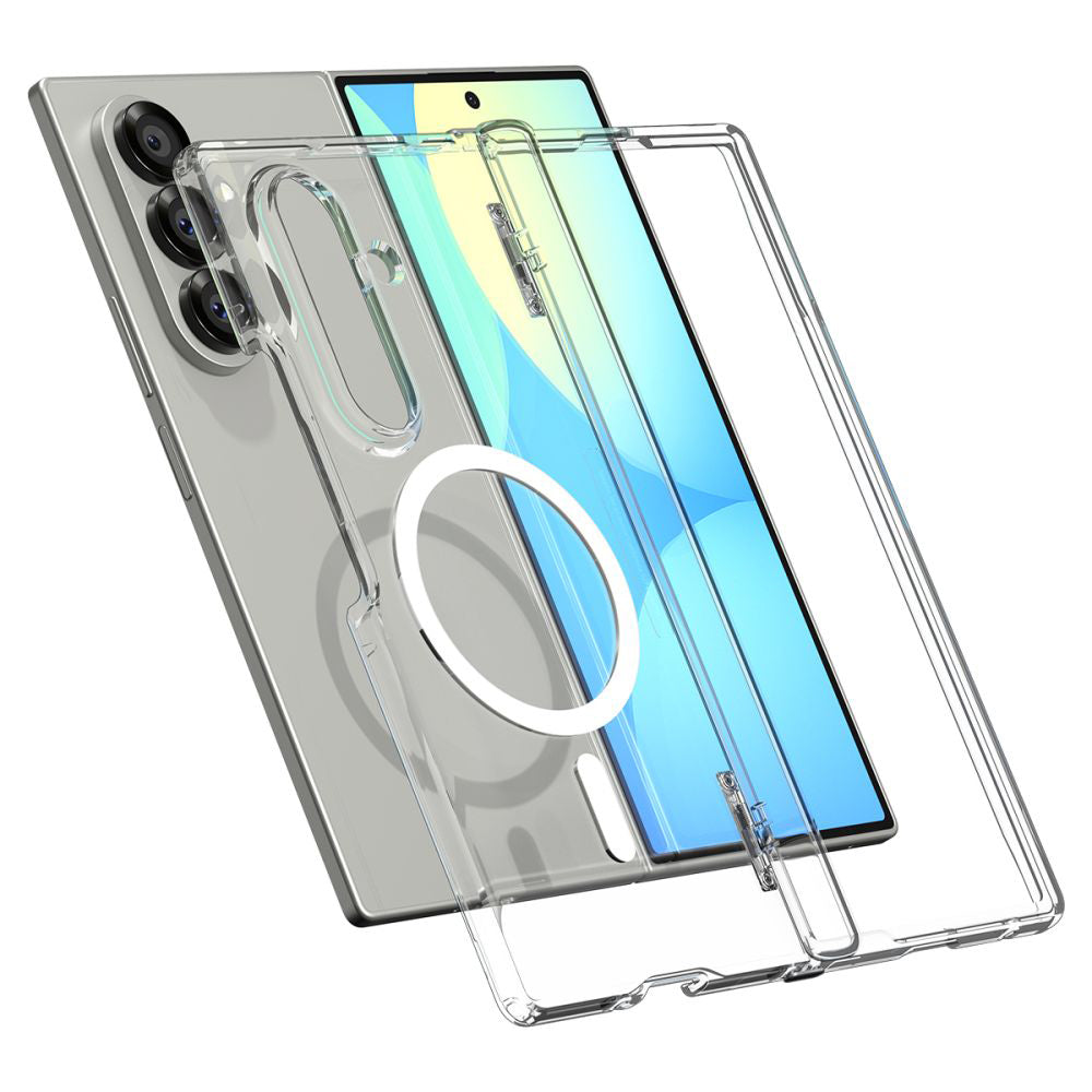 MagSafe Hülle für Samsung Galaxy Z Fold7 F966, Spigen, Ultra Hybrid Pro, Transparent ACS09546