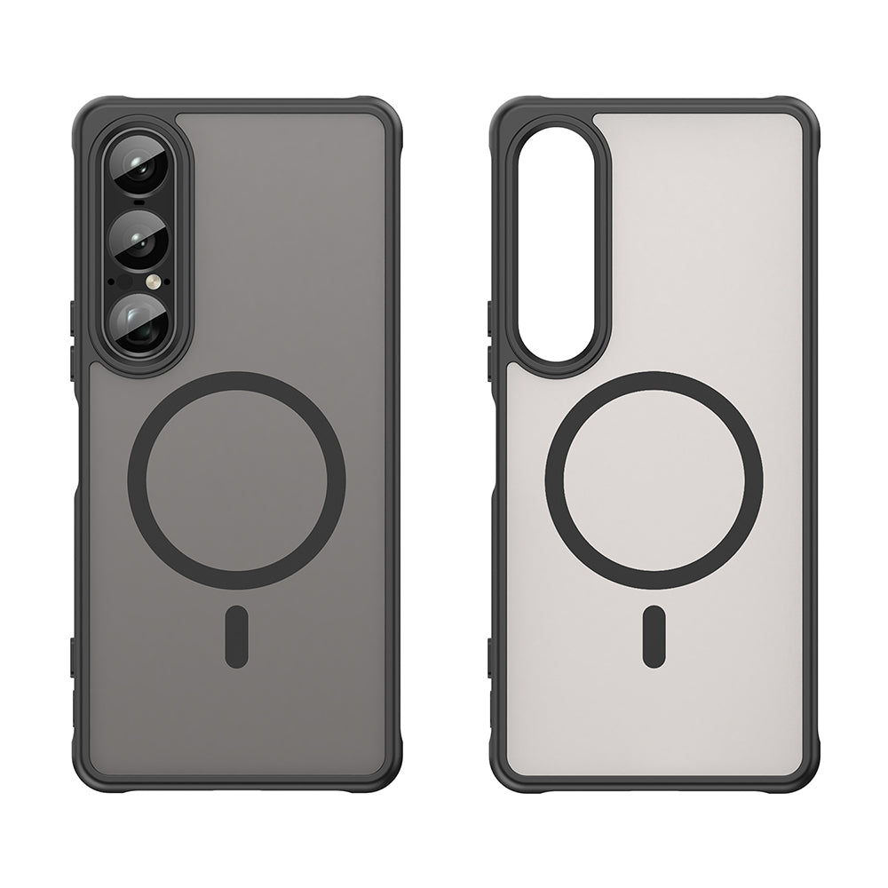 Custodia MagSafe per Sony Xperia 1 VII, Techsuit, HaloFrost II, Nera