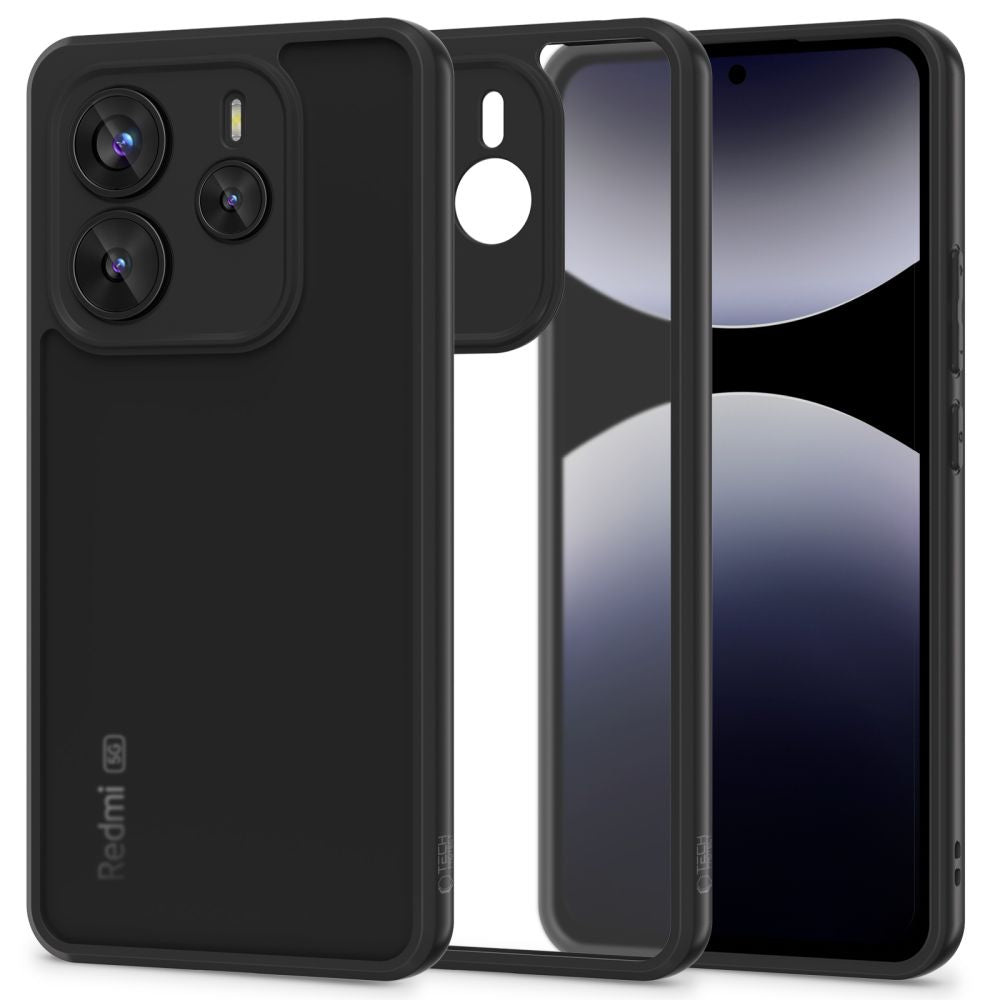 Custodia per Xiaomi Redmi Note 14 5G, Tech-Protect, Magmat, Nera