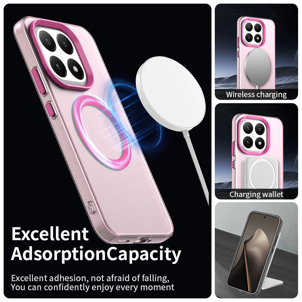 Custodia MagSafe per Xiaomi 15T, Techsuit, CandyCase, Rosa