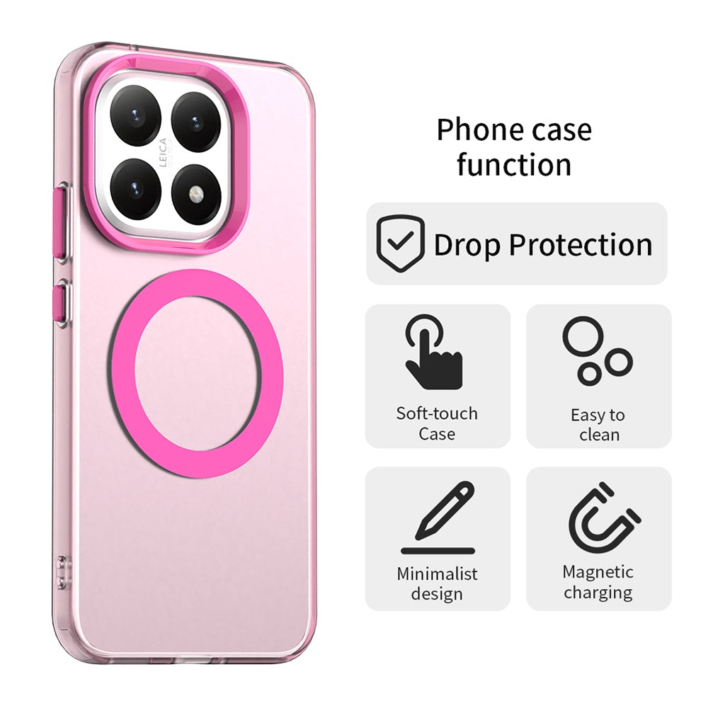 Custodia MagSafe per Xiaomi 15T, Techsuit, CandyCase, Rosa