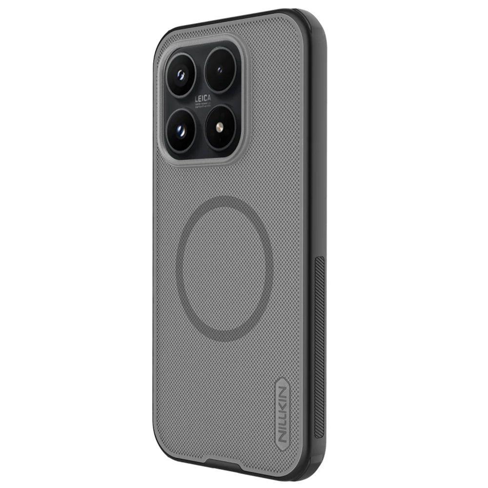 Custodia MagSafe per Xiaomi 17, Nillkin, Super Shield Pro, Nera Trasparente Satinata
