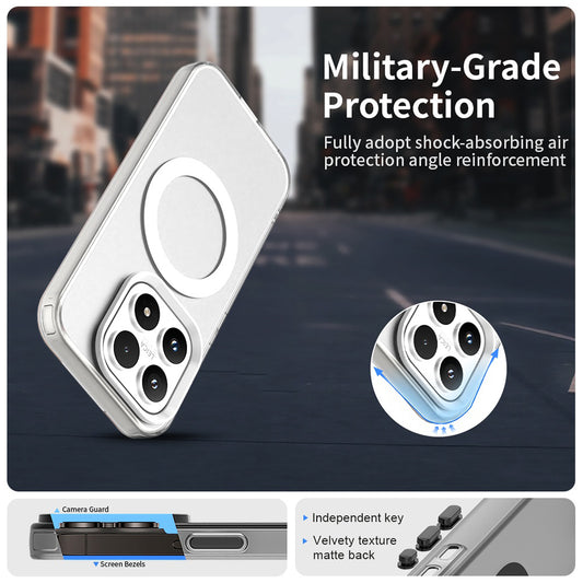 Custodia MagSafe per Xiaomi 17, Techsuit, CandyCase, Bianca