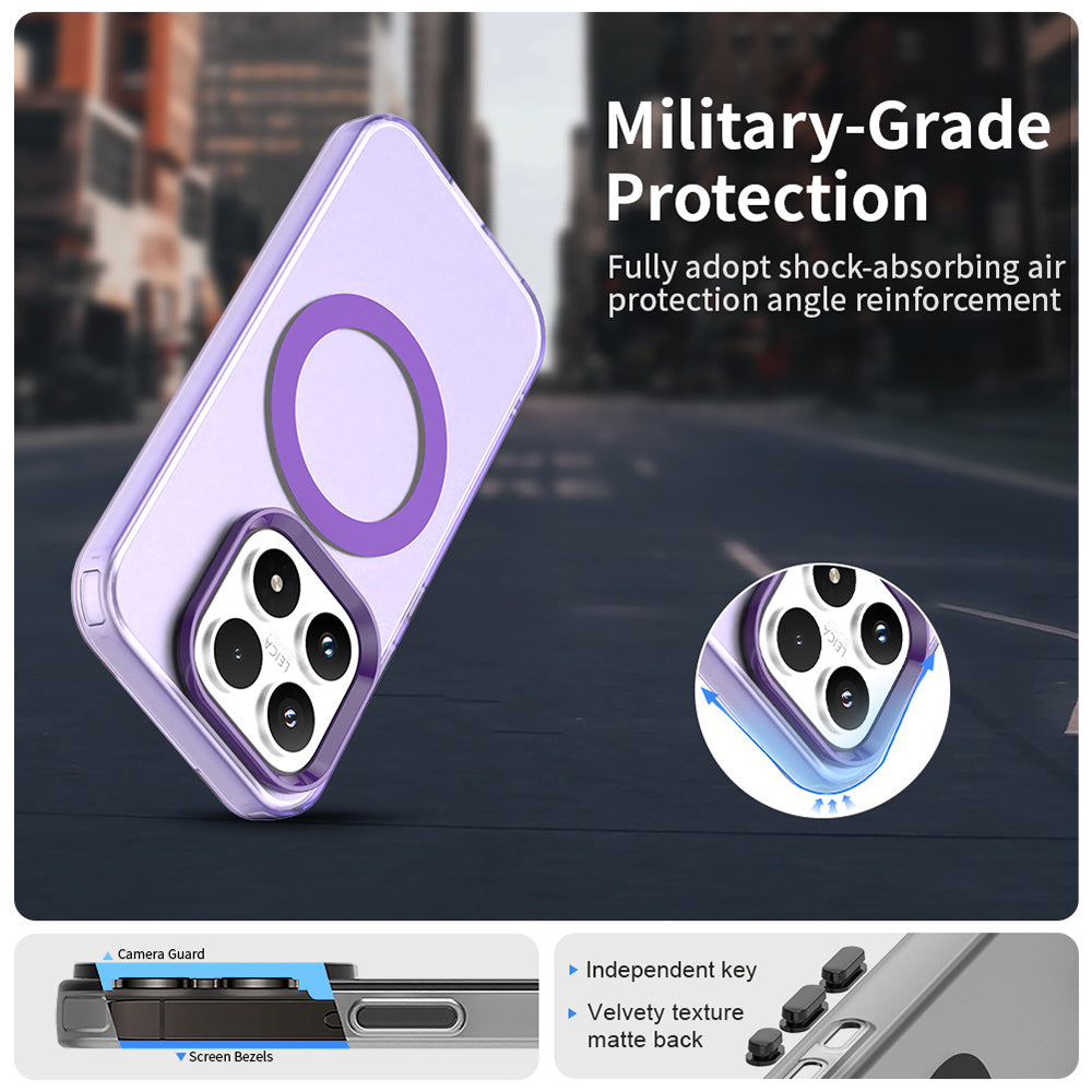 Custodia MagSafe per Xiaomi 17, Techsuit, CandyCase, Viola