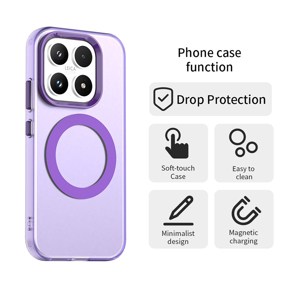 Custodia MagSafe per Xiaomi 17, Techsuit, CandyCase, Viola