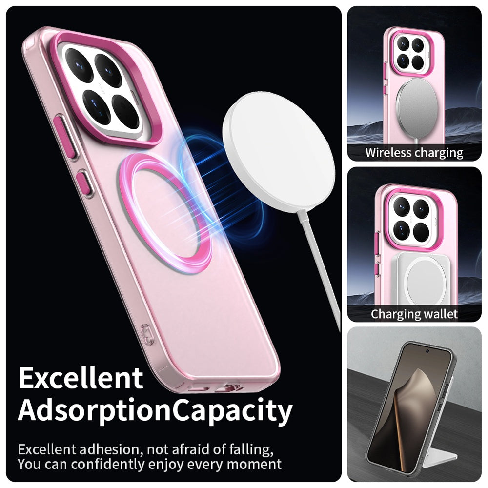 Custodia MagSafe per Xiaomi 17T Pro, Techsuit, CandyCase, Rosa