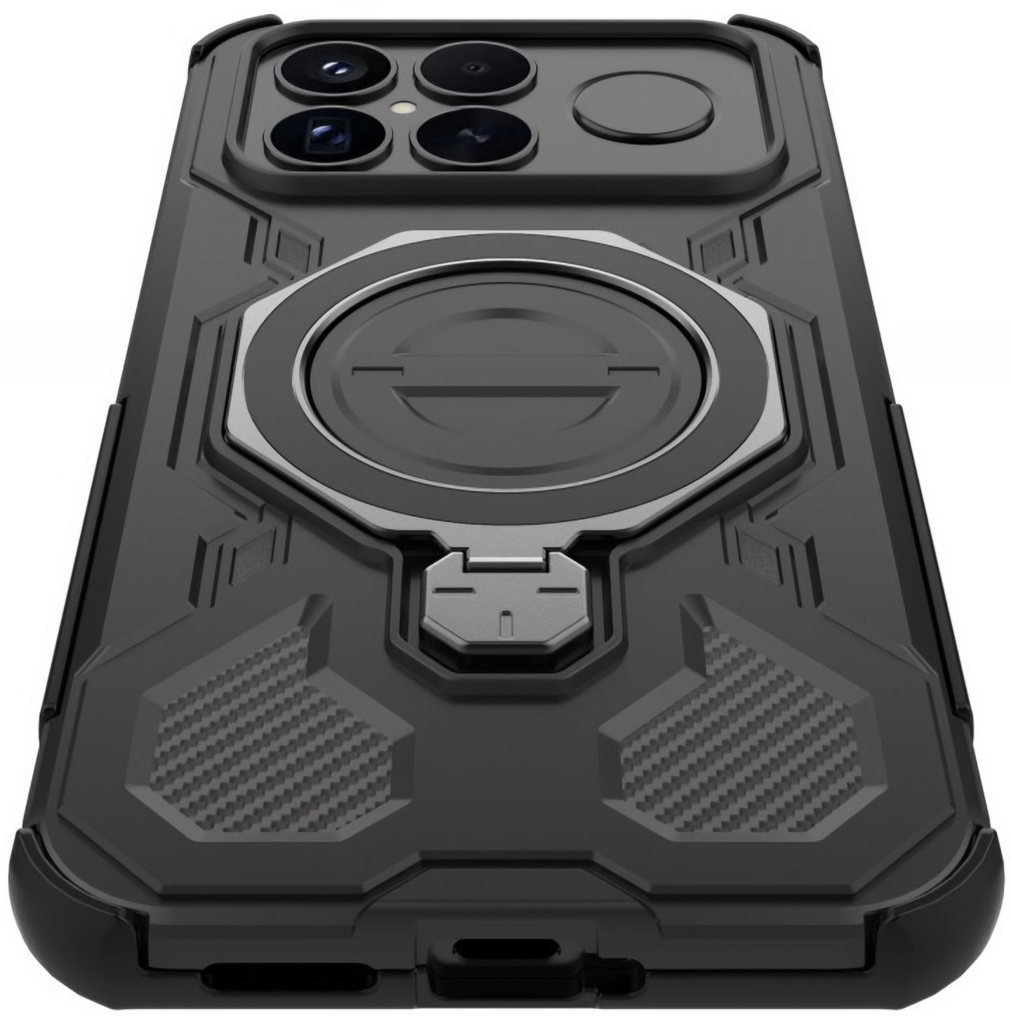 Custodia MagSafe per Xiaomi Poco F8 Ultra, Tech-Protect, TacticStand, Nera Opaca