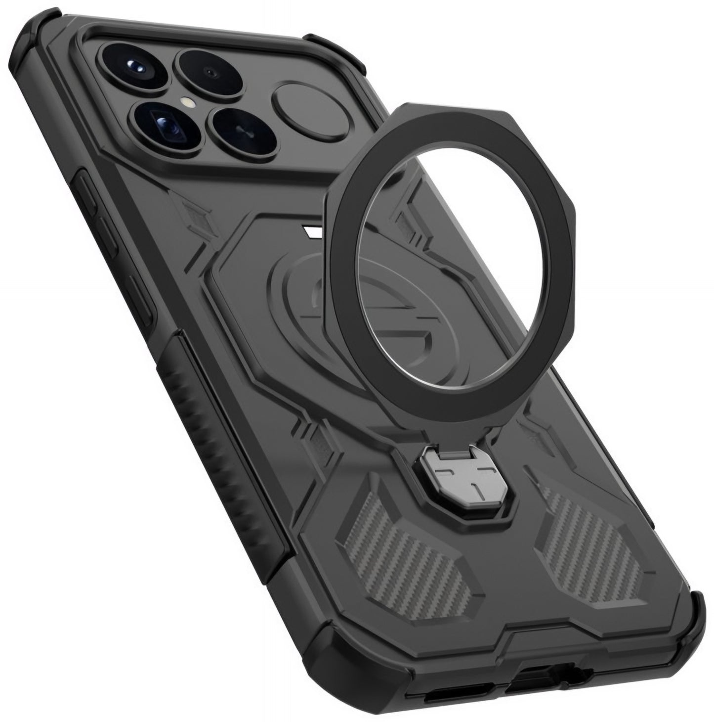 Custodia MagSafe per Xiaomi Poco F8 Ultra, Tech-Protect, TacticStand, Nera Opaca