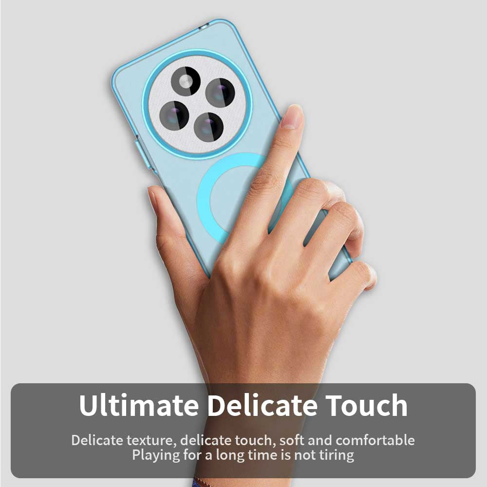 Custodia MagSafe per Xiaomi Poco C75 / Redmi 14C, Techsuit, CandyCase, Blu