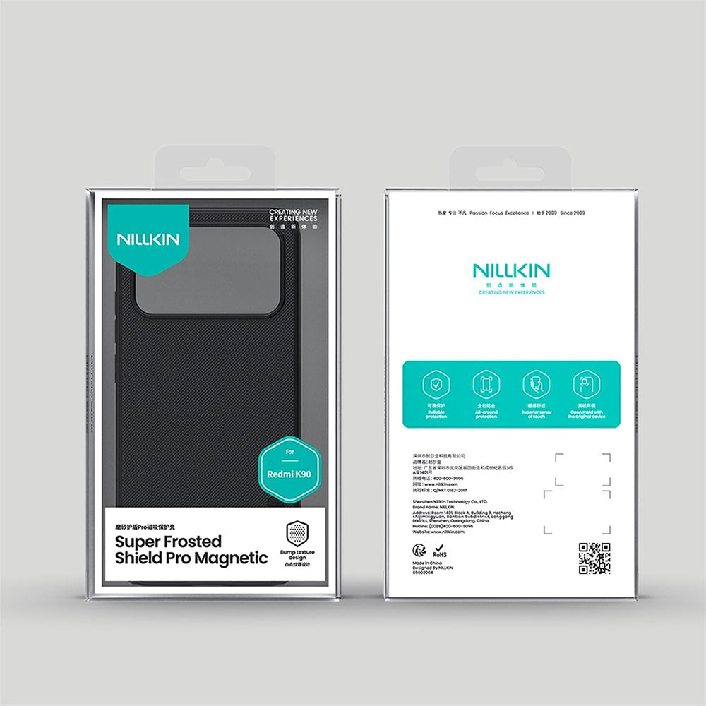 MagSafe Case for Xiaomi Poco F8 Pro, Nillkin, Super Shield Pro, Satin Black