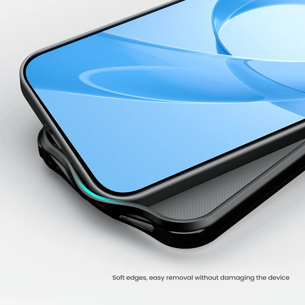 Coque MagSafe pour Xiaomi Poco F8 Ultra, Nillkin, Super Shield Pro, Noire Transparente Satinée