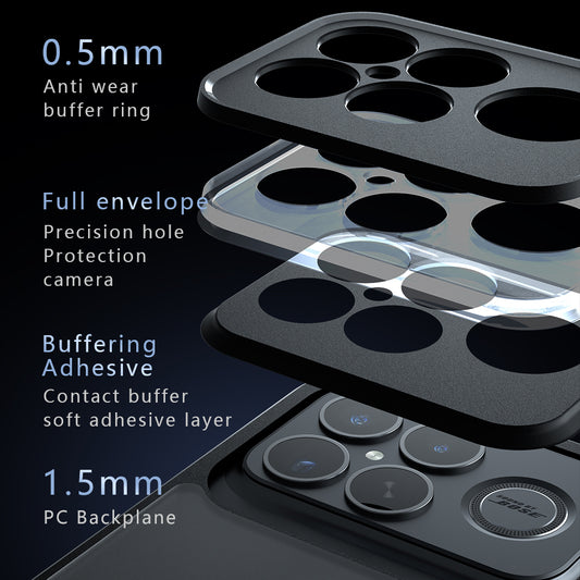 Étui MagSafe pour Xiaomi Poco F8 Ultra, Techsuit, PureFrost, Noir Satiné