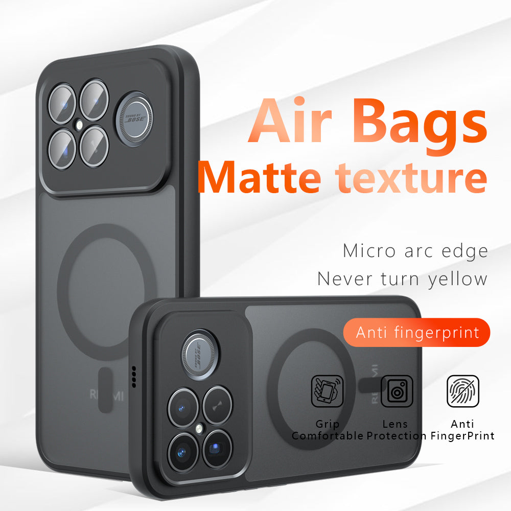 Custodia MagSafe per Xiaomi Poco F8 Ultra, Techsuit, PureFrost, Nera Satinata