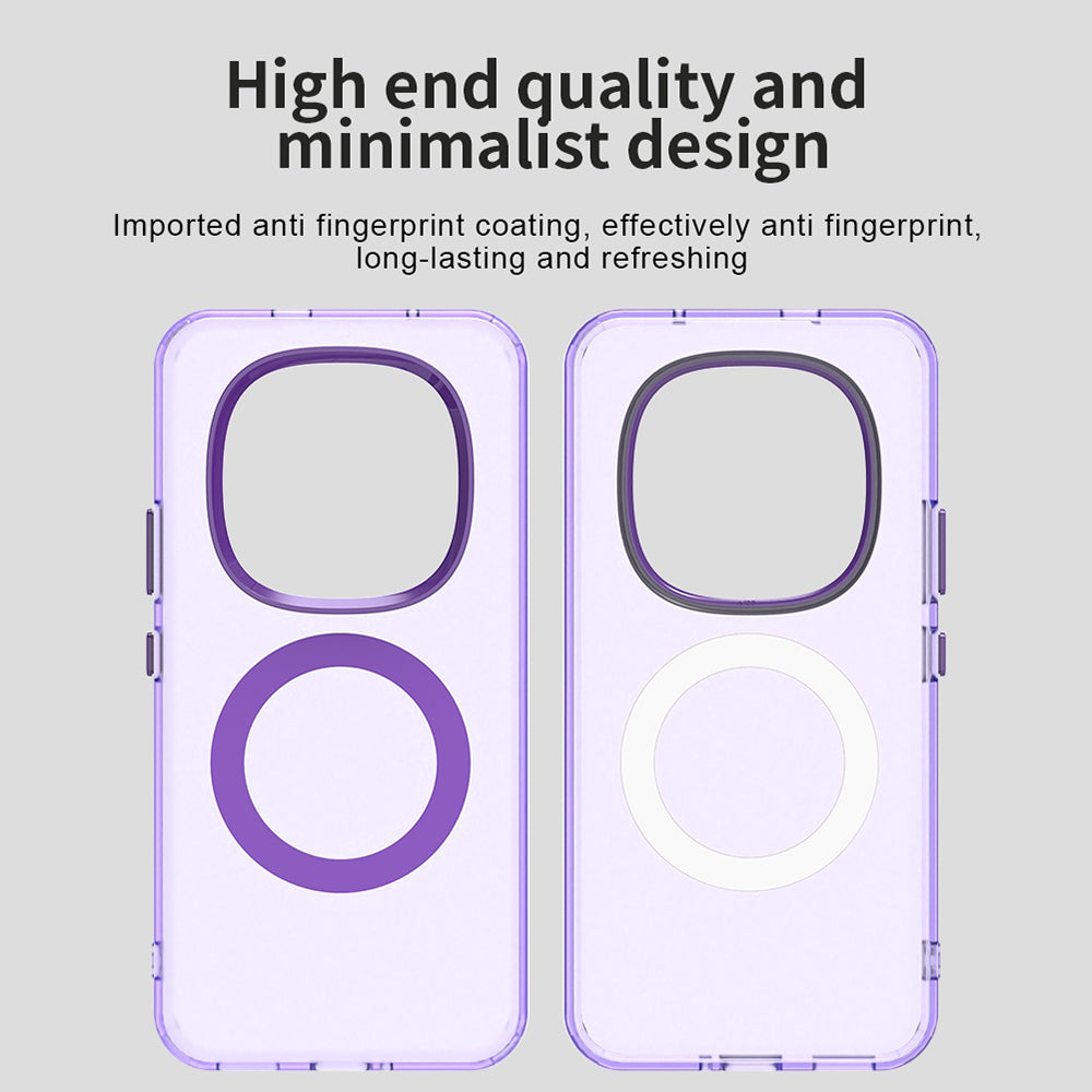 Custodia MagSafe per Xiaomi Poco M8 Pro / Redmi Note 15 Pro+ 5G, Techsuit, CandyCase, Viola