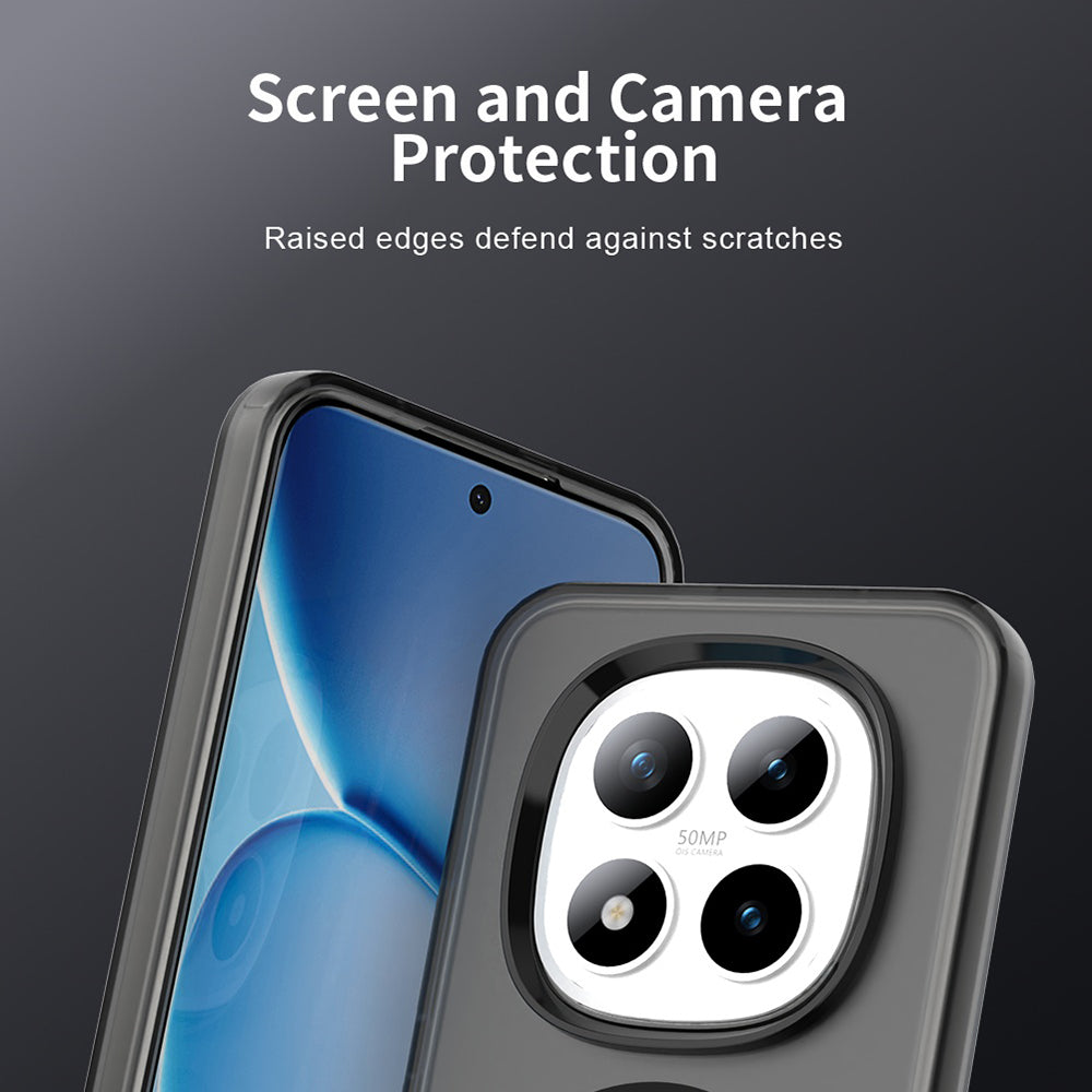 Custodia MagSafe per Xiaomi Poco M8 Pro / Redmi Note 15 Pro+ 5G, Techsuit, CandyCase, Nera