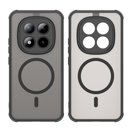 Coque MagSafe pour Xiaomi Poco M8 Pro / Redmi Note 15 Pro+ 5G, Techsuit, HaloFrost II, Noire