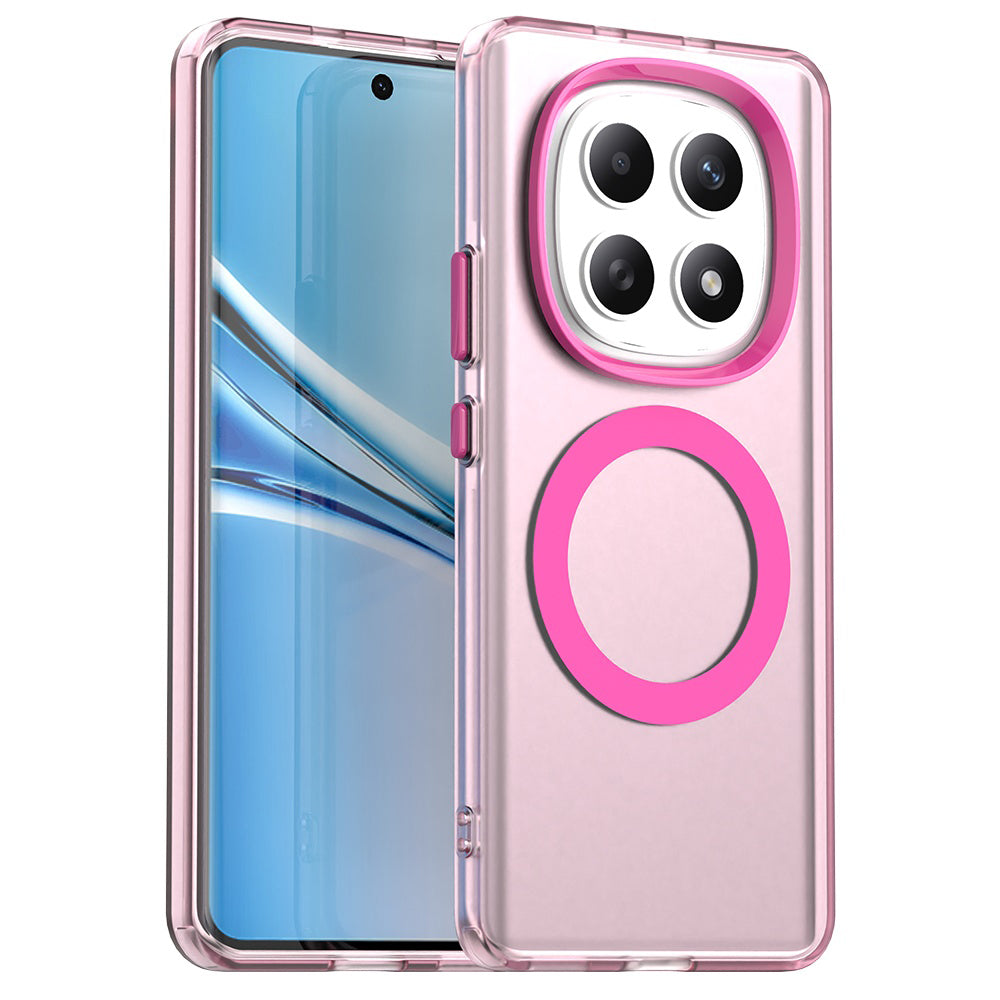 Custodia MagSafe per Xiaomi Poco M8 / Redmi Note 15 5G / Note 15 4G, Techsuit, CandyCase, Rosa