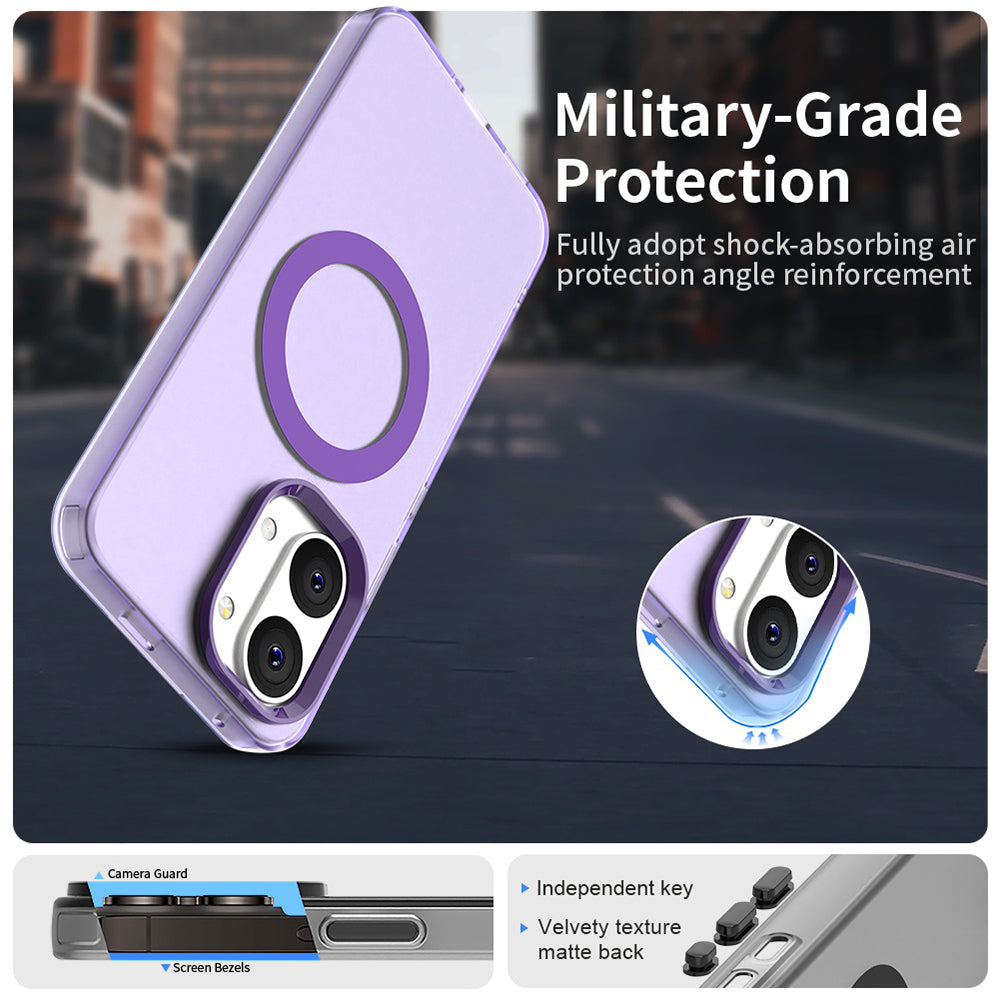 Custodia MagSafe per Xiaomi Poco X8 Pro Max, Techsuit, CandyCase, Viola