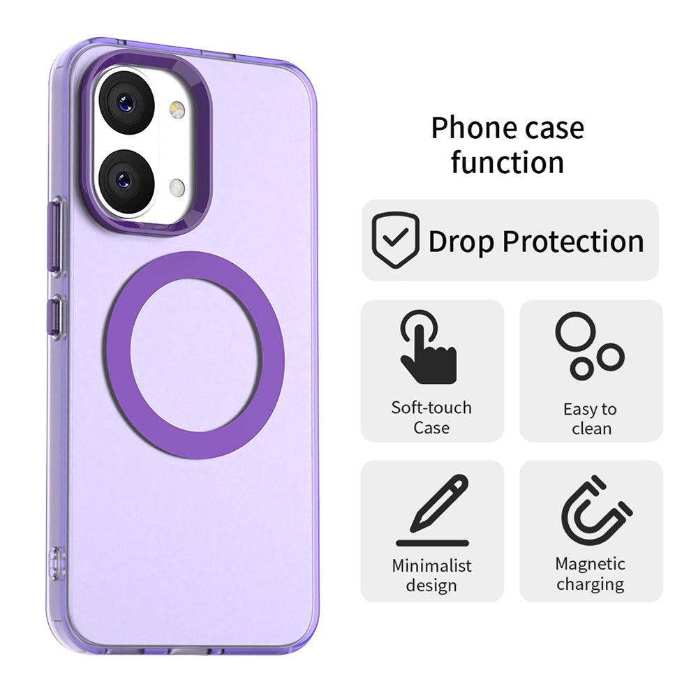 Custodia MagSafe per Xiaomi Poco X8 Pro Max, Techsuit, CandyCase, Viola