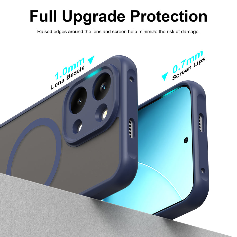 MagSafe-Hülle für Xiaomi Poco X8 Pro Max, Techsuit, HaloFrost II, Marineblau