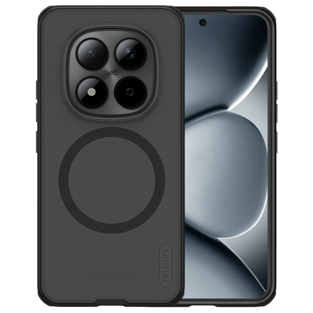 Coque MagSafe pour Xiaomi Redmi Note 15 Pro+ 5G, Nillkin, Super Shield Pro, Noire Transparente Satinée